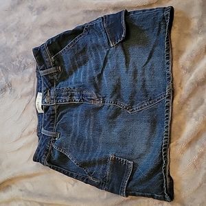 Mudd: Dark Blue Mini Jean Skirt